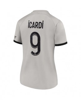 Paris Saint-Germain Mauro Icardi #9 Auswärtstrikot für Frauen 2022-23 Kurzarm
